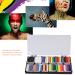 Professional Face Body Paint Kit - 12 Colors with Brushes | Safe Halloween Makeup Palette for Parties & Body Art - Buy Online on SooperMarket.com
