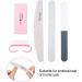 Set Of 5 Durable Nail Files and Powder Brushes - Buffing Tools with Various Grits for UV Gel Polish and Nail Accessories - Buy Online on SooperMarket.com