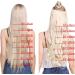 Silk-co Clip in Hair Extensions - 100% Synthetic 23 Inch Straight Blond & Bleach Blond Hairpieces - 8pcs for Full Head Coverage - Buy Online on SooperMarket.com