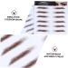 Healeved 4pcs Eyebrow Stickers Eyebrows Makeup Tools False 6d Mold Modify Water Transfer Paper with Ink - Buy Online on SooperMarket.com