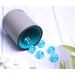 PU Leather Dice Cup Set - Quiet Shaking for Various Games - Includes 6 Regular Dice - Lake Grey - Buy Online on SooperMarket.com