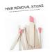 FOMIYES 450 PCS Wooden Wax Applicator Sticks for Hair Removal - Face & Body Waxing Tool - Buy Online on SooperMarket.com