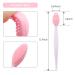 Silicone Lip Scrub Brush Set for Smoother, Fuller Lips - Exfoliating Double-Sided Lip Scrubber Tool (4 Colors, 4 PCS) - Buy Online on SooperMarket.com