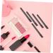 Gogogmee 10 Pcs Eye Shadow Brush Cosmetic Makeup Applicator Lip Applicator Brow Brush Stainless Steel Black - Buy Online on SooperMarket.com