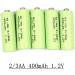 12 Pack 1.2V Ni-Mh 2/3AA Rechargeable Batteries - 400mAh Button Top for Solar Lights Shavers & Toothbrushes - Buy Online on SooperMarket.com