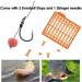 Hekobag Carp Hair Rig Braided Line Wire - 8340 Carp Rig Bait Hook & Swivel Hook Accessories for Fishing - Durable Carbon Steel - Buy Online on SooperMarket.com