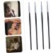 PLAFOPE 4pcs Fine Eyeliner Brush Makeup Eyeliner Wand Travel Makeup Brush Makeup Eye Tool Lip Liner Fiber - Buy Online on SooperMarket.com