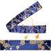 FLURSAILE 2pcs Sword Bag 51inch Synthetic Silk Katana Bag Sword Cover Carrying Case For Samurai Swords Plum Blossom Black & Blue - Buy Online on SooperMarket.com
