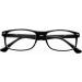 TBOC Reading Glasses +1.50 | Stylish Black Reading Aid for Men & Women | Presbyopia Solution for Seniors & Trendsetters | Perfect for PC & Cell Phones - Buy Online on SooperMarket.com