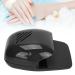 Portable Nail Dryer Portable Nail Fan Dryer Cooling Fan Nail Polish Quick Dryer for Normal Nail Polish Suitable e for household and salon(black)