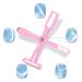 MIZHSE 5 in 1 Nail Magnet Tool: Cat Eye Magnet Tool Multi-Function Magnet Stick 3D Magnetic Cat Eye Gel Polish Nail Art Cat Eye Magnet Stick Nail Design Tools for Nail Salon Home DIY Pink
