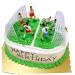VILLFUL 8pcs Football Appetizer Picks Soccer Birthday Party Supplies Dessert Toppers Figurine Food Flags Soccer Party Decorations Pastel Party Decorations Sports Decor First Cake Cocktail