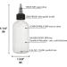 Twist Top Applicator Bottles - Refillable Squeeze Plastic Bottles with Black Nozzle (2 Pieces) | Versatile & Perfect for All Your Needs - Buy Internationally - Buy Online on SooperMarket.com