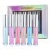 COOSA Glitter Liquid Lipsticks Set - 6 Color Diamond Shimmer Metallic Lipstick Kit - Buy Online on SooperMarket.com
