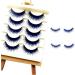 5 Pairs Fluffy Fake Eyelashes Faux Mink Fake Eyelashes Blue Shiny Rhinestone False Eyelashes 3D Thick Long Fake Eyelashes for Women Girls Party Stage Dance Makeup Masquerade - Buy Online on SooperMarket.com