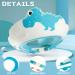 Baby Shower Cap KAMHBE Shower Caps for Kids Shield Adjustable Dinosaur Hair Washing Shampoo Shield Baby Visor for Eyes Ears and Face (dinosaur-blue) - Buy Online on SooperMarket.com