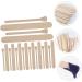 Fomiyes 400 pc Waxed Wooden Sticks for Kids - Tinkering Tools & Wax Applicators for Hair Removal | Multi-Purpose Wood Wax Spatula Accessories - Buy Online on SooperMarket.com