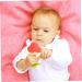 Soft Silicone Fruit-Shaped Baby Teething Toys - Grapes Strawberry & Orange - 3PCs for Infants & Toddlers - Pain Relief Chew Card Multicolor - Buy Online on SooperMarket.com