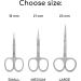 Maluk Medium Professional Cuticle Scissors - Precision Trimming Tool - Buy Online on SooperMarket.com