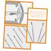 Spring Ear Pick Set - 6pcs Stainless Steel Ear Cleaning Tools - Buy Online on SooperMarket.com