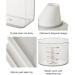 1100ml Laundry Detergent Dispenser Large Capacity Liquid Detergent Dispenser with Measuring Cup Washing Powder Container - Buy Online on SooperMarket.com