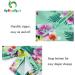 UPF 50+ Sun Protection Baby Girls Swimsuit with Snap Bottom | Green Flower | 18-24 Months - Buy Online on SooperMarket.com