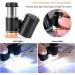 2 Pieces 60X Mini Pocket Microscope with Jewelers Eye Loupe - Portable Magnifying Glass for Handcrafts, Jewelry, Diamonds, Gems - Black - Buy Online on SooperMarket.com