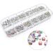 2320 Pieces Crystals Glass AB Nail Art Rhinestones with Storage Organizer Box - Nail Gems Stones Kit - Buy Online on SooperMarket.com