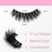 WILD UNIVERSE 3D Mink Faux Cat Eye False Eyelashes - 10 Pairs | 15mm Wispy Lightweight Curly Lashes - B010 - Buy Online on SooperMarket.com