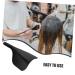 2pcs Hair Mask Cover Hair Sprays Hairspray Masks Haircut Mask Protector Hair Cutting Protector Barber Mask Hair Spray Protective Black Plastic - Buy Online on SooperMarket.com