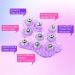 MagiDeal 6x Massage Gloves with 9 Rotating Balls - Full Body Massager for Ultimate Relaxation | International Shipping Available - Buy Online on SooperMarket.com