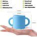 Silicone Training Cup for Infants - 5oz Open Cup with Handles - Princess Powder - Ideal for Toddlers and Babies - Buy Online on SooperMarket.com
