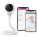 iBaby M2C WiFi Baby Monitor Camera with FHD Audio 1080P with Night Vision Wall Mount Kit Included 2021 Updated Video Audio Quality with Motion Crying Alerts, White M2C with Flexible Tail