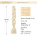 Gairyan 24 Jumbo Braids Extensions - Ombre Synthetic Hair - 3 Pack of Bleached Blonde Braid Hair for Box Braid & Crochet Twists - 300g 60cm - Buy Online on SooperMarket.com