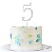 Cake decoration silver rhinestones Happy Birthday cake topper for birthday decoration (silver-5)