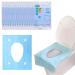 30 Counts Disposable Toilet Seat Covers,Individually Wrapped Waterproof Travel Toilet Seat Covers for Adult Pregnant,Kids Toddler Potty Training,Large Size 16x24 Inch