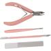 Nail Clipper Set Stainless Steel Multifunctional Portable Manicure Tool Set for Home Shop Travel (Pink) - Buy Online on SooperMarket.com
