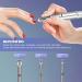 Depvko 20Pcs 3/32'' Ceramic Carbide Nail Drill Bits Set for Manicure Pedicure - Diamond Cuticle Remover & Nail Drill Accessories - Buy Online on SooperMarket.com