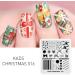 Shop Kads Nail Stamp Plate - Christmas Motifs for Stunning Nail Art | Snowflakes Santa Claus Christmas Trees & More - 5 Piece Set - Buy Online on SooperMarket.com