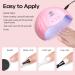Modelones Gel Nail Polish Set 2 PCS 15 ML Sheer Jelly Nude Pink Translucent Glitter Gel Polish Set for Nail Art DIY Shimmer French Manicure at Home for Women Girls - Buy Online on SooperMarket.com