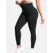 VOYJOY Women's Scrunch Butt Lifting High Waist Yoga Leggings - Black, Small - Buy Online on SooperMarket.com