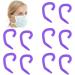 Ear Protector Hook Flexible Comfortable Ear Hook Washable Easy To Wear Silicone 10 Pcs for Kids(Purple) - Buy Online on SooperMarket.com