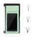 EMEDA 3D Effect Easy Fan Volume Lash Extensions Easy Fan 2D 10D Eyelash Extension D Curl 0.05 8-15mm Mixed Tray (0.05D MIX)