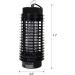 Bite Shield Bug Zapper 800V UV Light Lure Fly Mosquito Insect Trap Killer for Indoor and Outdoor 5.6 Ft AC Power Cord Electronic Fly Zapper for Moths Gnats Patio Home Backyard Camping Black - Buy Online on SooperMarket.com