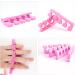 Peach Heart Toe & Finger Separator Set - 24 Pieces | Nail Art Pedicure Tool - Buy Online on SooperMarket.com