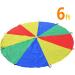 Sonyabecca 6' Parachute for Kids with 9 Handles - Fun Game Toy for Active Play - Buy Online on SooperMarket.com