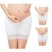 FEOYA Maternity Shorts Knickers High Elastic Cotton Safety Shorts Pants 2pcs L (99-110 lb) Low Wait 02