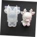 STOBOK Epoxy Deer DIY Silicone Mold Deer Antler Halloween Party Favors Halloween Decor De para Gelatinas Unicorn Silicone Epoxy Mold House Gifts White Resin Deer 3D Silica Gel Christmas - Buy Online on SooperMarket.com