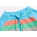 BONVERANO Baby Boys Swimsuit UPF 50+ Sun Protection Full Zipper One Piece Swimwear 2-3 Years Stripe - Buy Online on SooperMarket.com