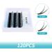 Individual Cluster Lashes C Curl 0.10mm 13mm 120Pcs | Soft 3D Effect DIY Eyelash Extensions - RR-13mm Clusters-YW-0.10-C - Buy Online on SooperMarket.com